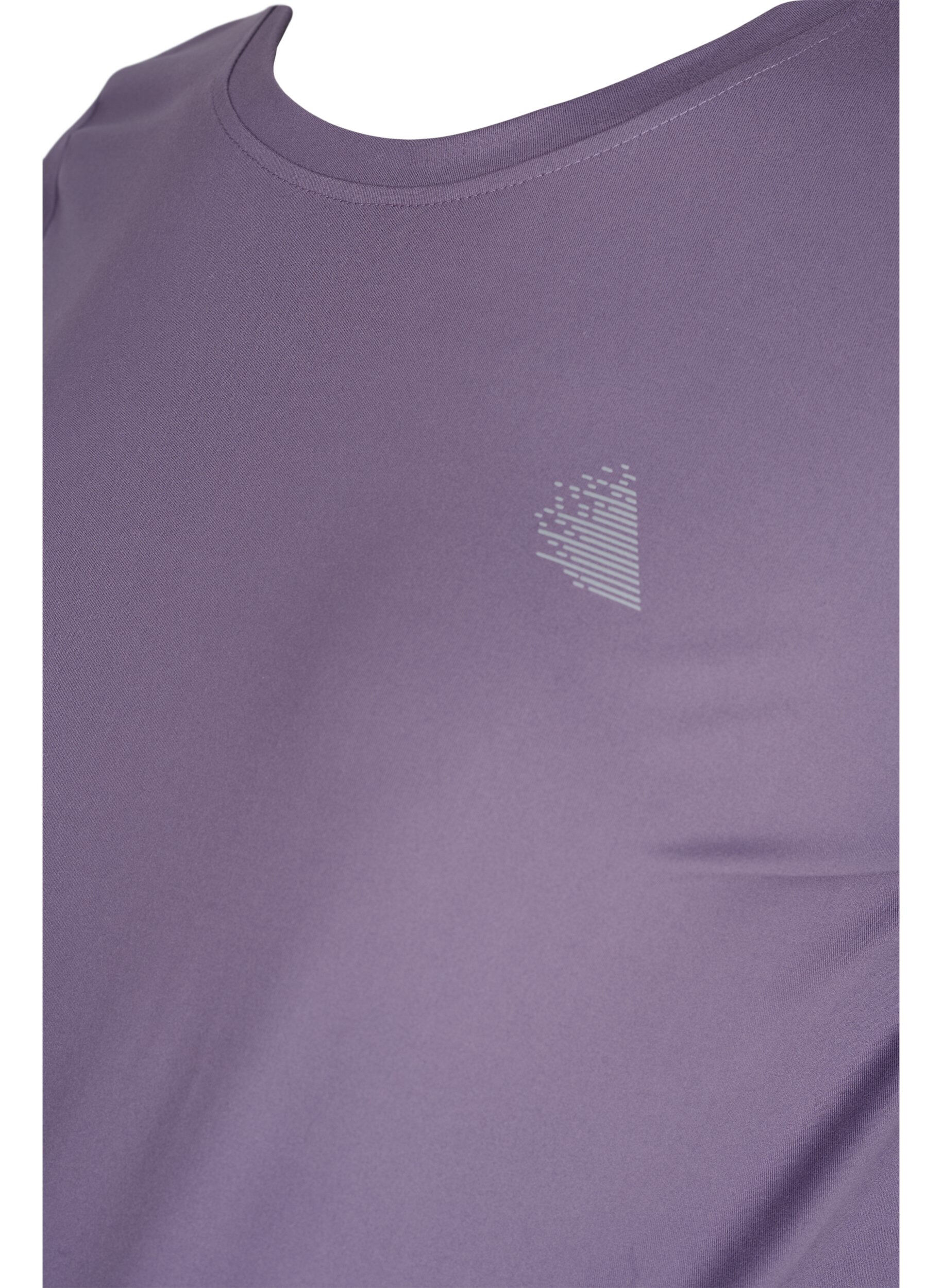 Zizzifashion Maternity gym t-shirt, Purple Sage, Packshot image number 2