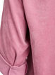 Corduroy dress with zipper and 3/4 sleeves, Rose, Packshot image number 3