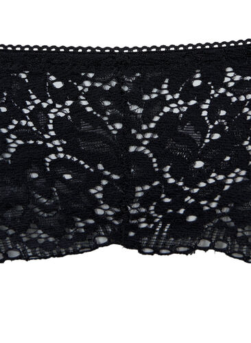 Lace garter holder, Black, Packshot image number 2