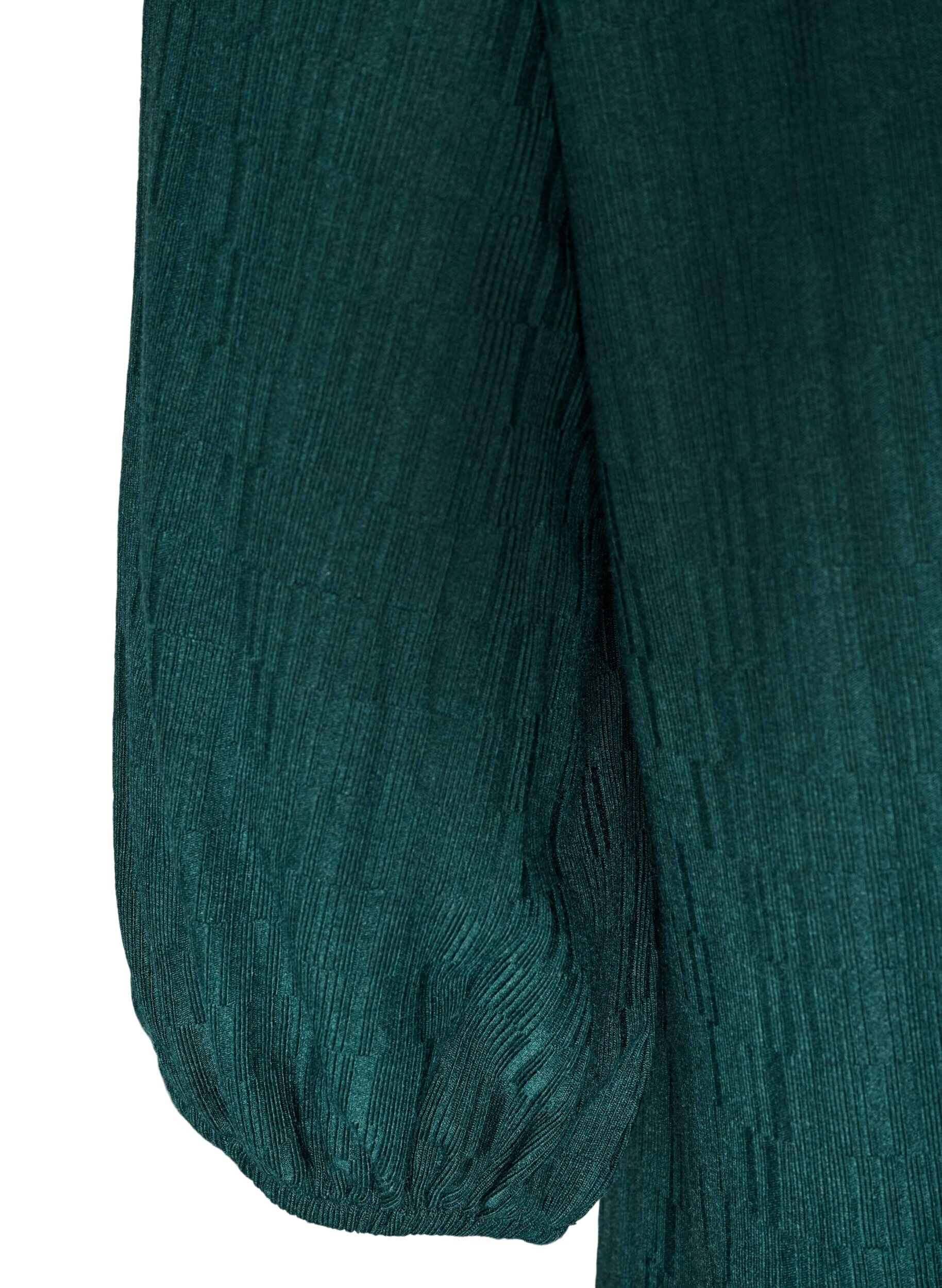 ZizzifashionDress with a balloon shape and structure, Green, Packshot image number 3
