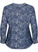 Denim shirt with rose pattern, Denim Rose AOP, Packshot image number 1
