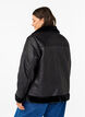 Faux leather pilot jacket, Black, Model image number 1