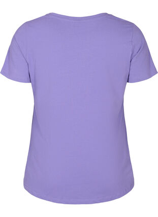 Basic plain cotton t-shirt, Veronica, Packshot image number 1