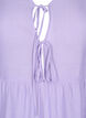 A-line viscose tunic with lace-up detail, Purple, Packshot image number 2