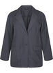 FLASH - Blazer with pockets and a slit, Dark Grey, Packshot image number 0