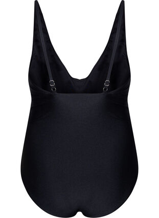 Swimsuit with removable inserts, Black, Packshot image number 1