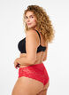 Brazilian lace panties, Tomato Puree, Model image number 1