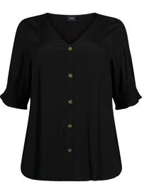 Viscose blouse with buttons