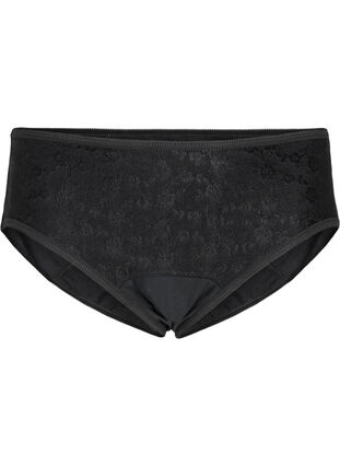 Period Pants with lace, Black/lace, Packshot image number 0