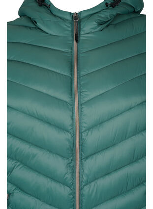 Lightweight jacket with hood, Mallard Green, Packshot image number 2