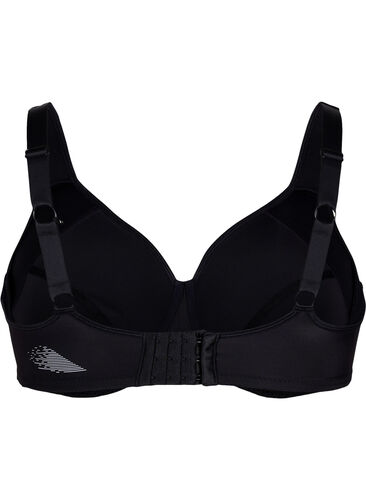 CORE, HIGH SUPPORT WIRE BRA - Sports bra with underwire, Black, Packshot image number 1