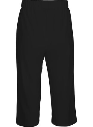 Loose trousers with 7/8 length, Black, Packshot image number 1