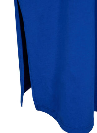 Short sleeve cotton dress with slit, Surf the web, Packshot image number 3