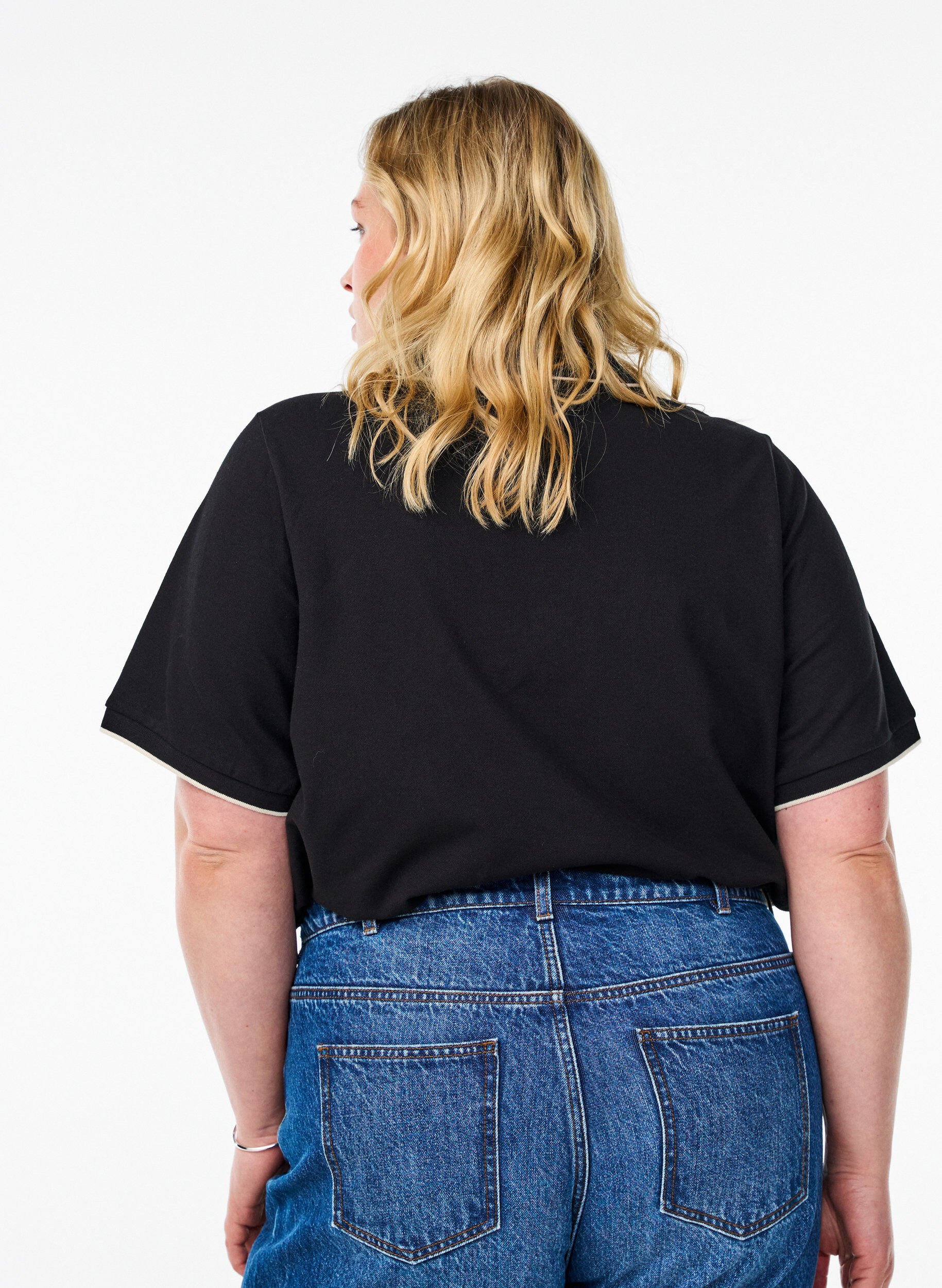 Zizzifashion Short sleeve polo shirt, Black, Model image number 2