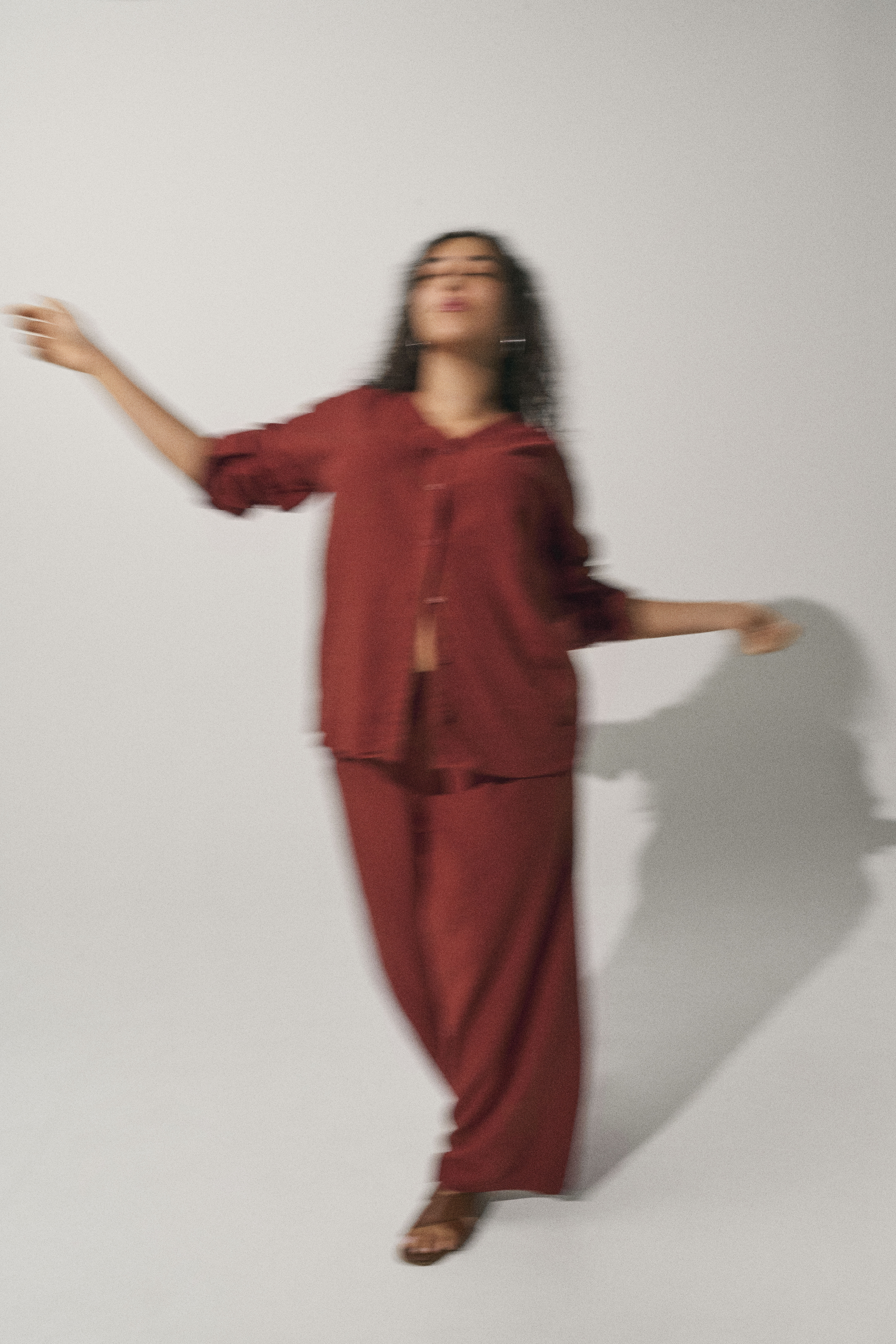 ZizzifashionMatching linen set, , Model