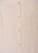 Midi dress in linen and viscose with ruffle sleeves, Beige, Packshot image number 2