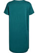 Organic cotton nightgown with v-neck, Green, Packshot image number 1