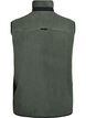 Sporty teddy waistcoat with pockets, Thyme, Packshot image number 1