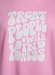 Sweatshirt with text print, Bubblegum, Packshot image number 2