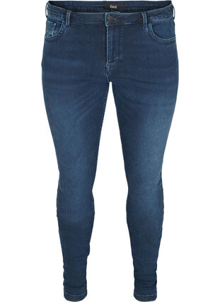 Super slim, high-rise Amy jeans, Dark blue, Packshot image number 0