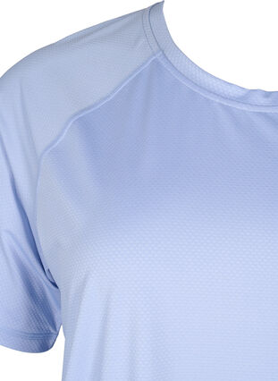 Training T-shirt with mesh back, Zen Blue, Packshot image number 2