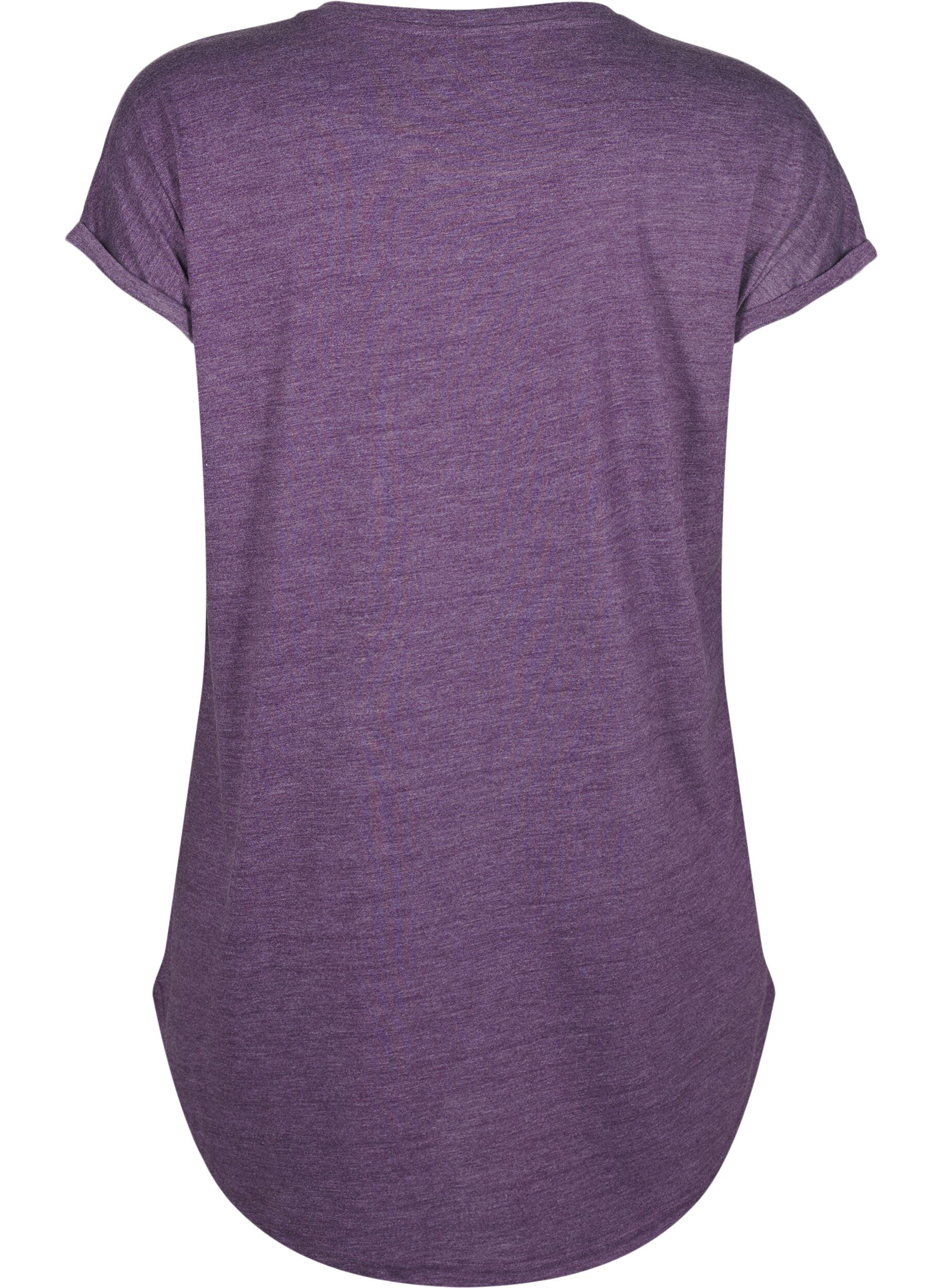 ZizzifashionShort sleeve nightgown with text print, , Packshot image number 1