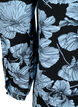 V-neck dress with print, Black B. Flower AOP, Packshot image number 3