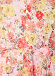 Floral midi dress with broderie anglaise and a tie-belt, Rose, Packshot image number 2