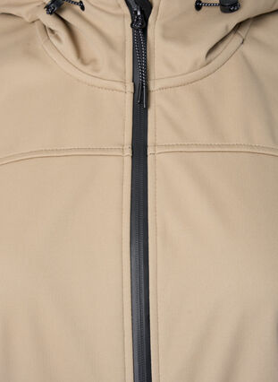 Softshell jacket with colour-block, Black Comb, Packshot image number 2