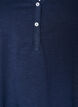 T-shirt with button detail, Blue, Packshot image number 2