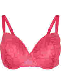 Padded bra with lace and underwire