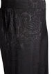 Loose trousers with paisley pattern and high waist, Black, Packshot image number 2