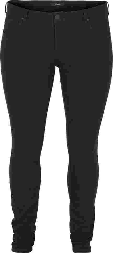 High-waisted super slim Amy jeans , Black, Packshot image number 0