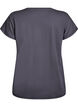 Solid-coloured training T-shirt, Dark Grey, Packshot image number 1