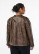 Faux leather jacket with studs and pockets, Brown, Model image number 2