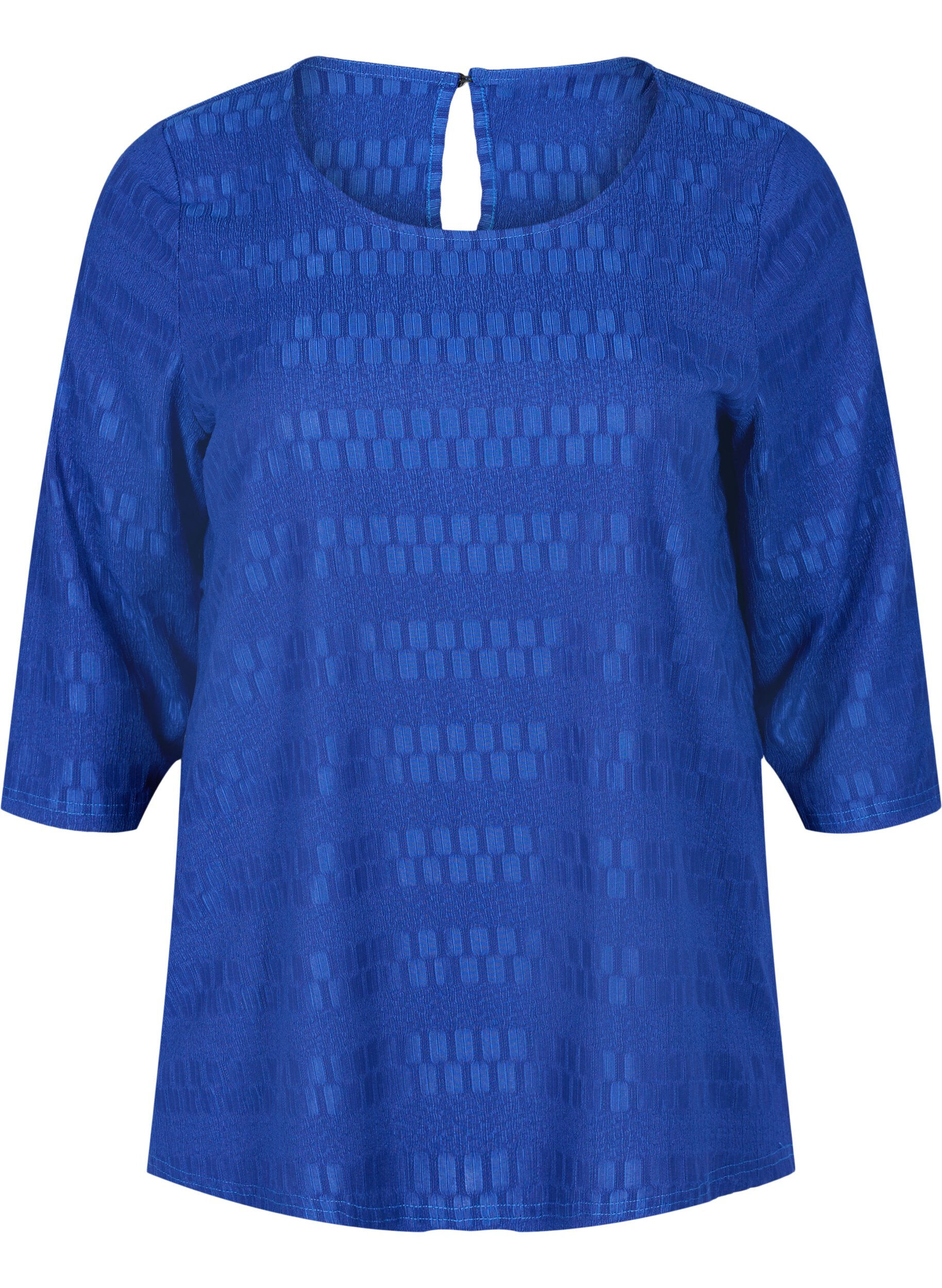 Zizzifashion Patterned top with 3/4 sleeves, Surf the web, Packshot image number 0