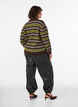 Balloon trousers in faux leather, Black, Model image number 1