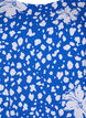 FLASH - Short sleeve viscose blouse with print, Blue, Packshot image number 2