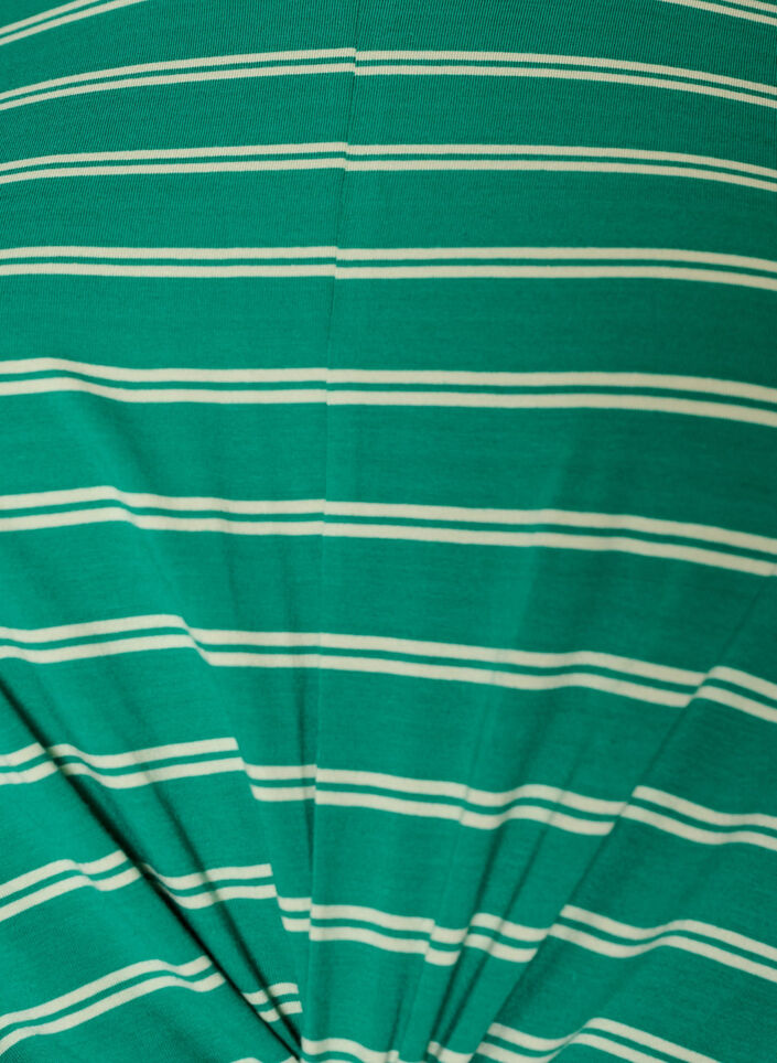 Cotton dress with twist detail, Green, Packshot image number 2