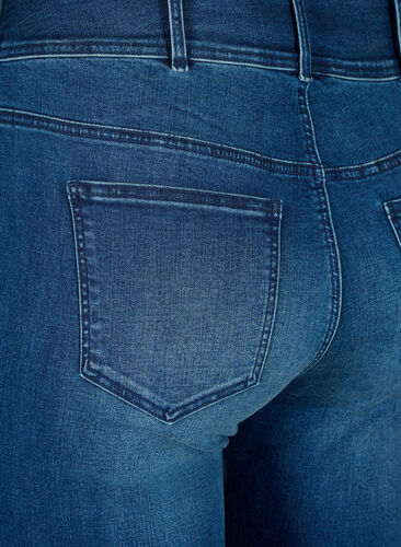 Super slim Bea jeans with extra high waist, Blue denim, Packshot image number 3