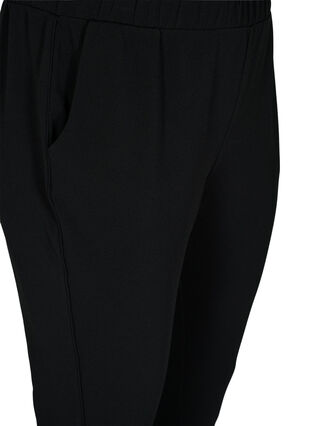 Pants with pockets and piping, Black, Packshot image number 2