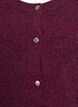 Knitwear cardigan with short sleeves, Dark Bordeaux, Packshot image number 2