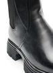 Chelsea boot with a chunky sole and ribbed panels, Black, Packshot image number 2