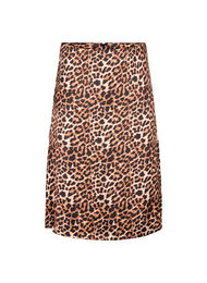 Leopard print skirt with slits, Leopard AOP, Packshot