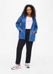 Denim blazer with pockets, Blue Denim, Model image number 2