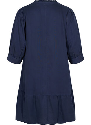 3/4 sleeve dress, Navy Blazer, Packshot image number 1