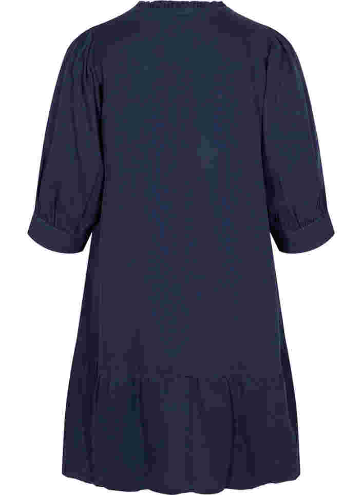 3/4 sleeve dress, Navy Blazer, Packshot image number 1