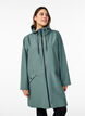 Rain jacket with pockets and hood, Green, Model image number 0