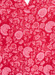 Short A-line dress in cotton muslin, Red, Packshot image number 2