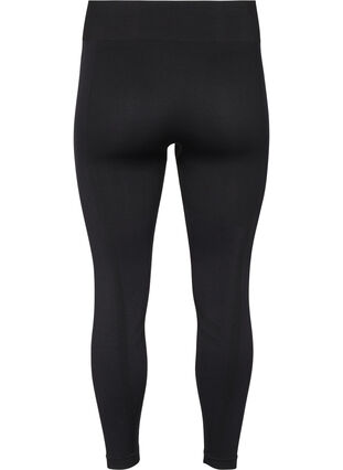 Seamless patterned ski tights, Black, Packshot image number 1